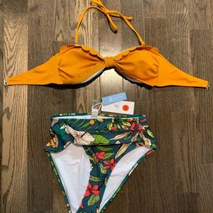 Cupshe two piece bathing suit.